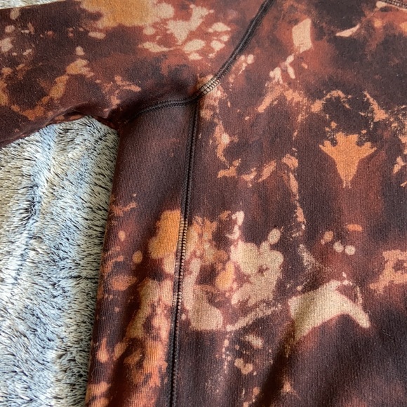 Reverse Tie Dye Bleach Dye Crewneck Crop Vintage - Picture 9 of 16